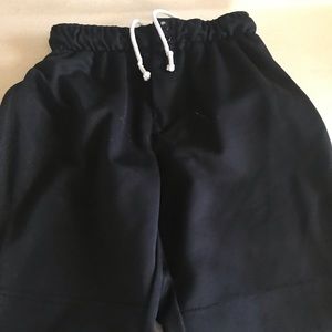 black softball pants size small
